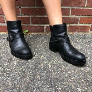 real leather hogan booties!